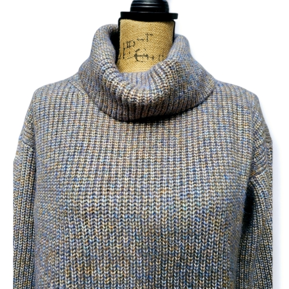 Ann Taylor Wool Blend Oversized Cowlneck Sweater,  Size M - Picture 2 of 9